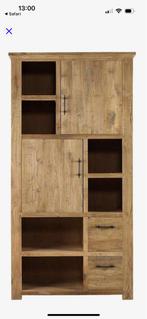 Houten kast met deuren en lades, Huis en Inrichting, Kasten | Buffetkasten, Overige materialen, 100 tot 150 cm, 200 cm of meer