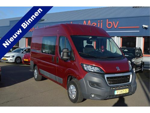 Peugeot Boxer 330 2.0 BlueHDI L2H2 Premium Pack DC , TREKHAA, Auto's, Bestelauto's, Te koop, ABS, Achteruitrijcamera, Airconditioning