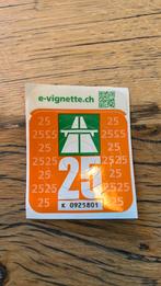 Wegen Vignet Zwitserland, Tickets en Kaartjes, Autovignetten, Eén persoon