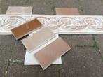 52 art nouveau randtegels met beige / taupe afbeelding, Ophalen