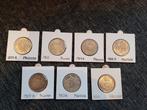 Set 7 Stuks 2 Mark Pruisen Duitsland Zilver, Ophalen of Verzenden, Duitsland, Setje, Zilver