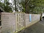 Houten Schutting met Poort, Ophalen, 6 meter of meer, Hout, 1 tot 2 meter