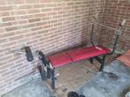 Kettler Sport Fitness Bank + Gewichten, Sport en Fitness, Ophalen, Gebruikt, Borst, Fitnessbank