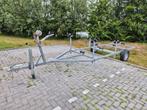 Boottrailer met nieuwe as, Watersport en Boten, Boottrailers, Ophalen, Minder dan 1500 kg, Gebruikt, Minder dan 6 meter