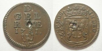 Gelderland Duit 1751 - Schaars - beschikbaar voor biedingen
