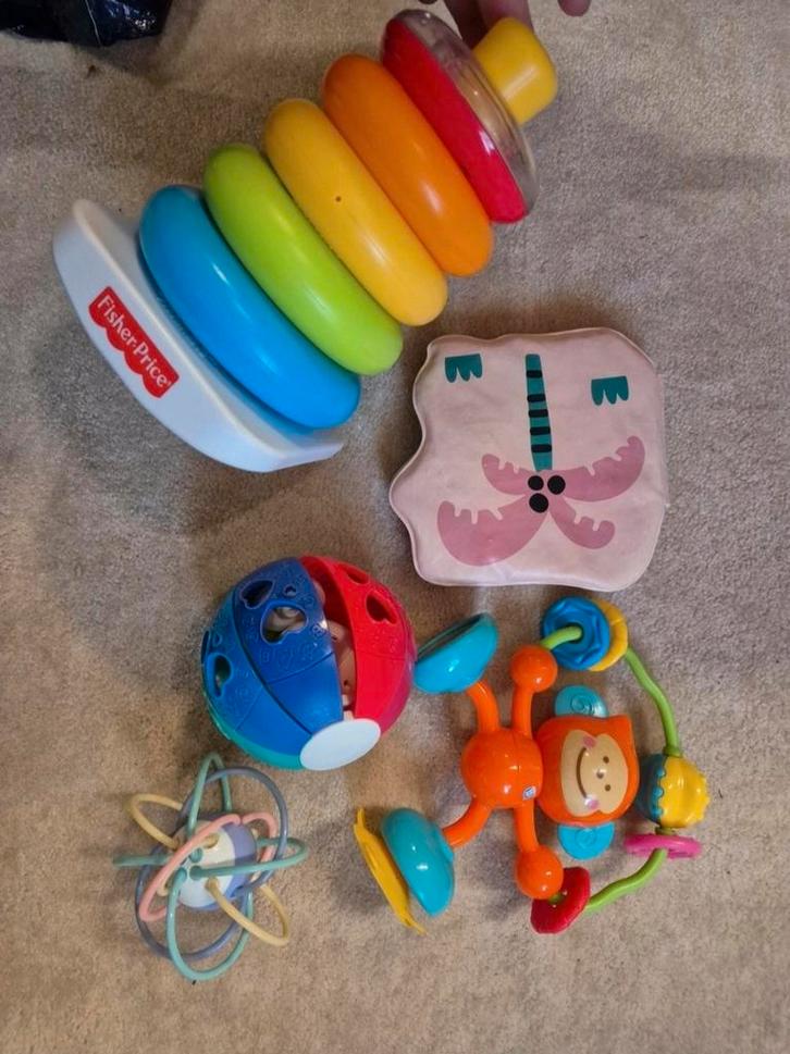 Baby Speelgoed Set - Fisher-Price & Meer!, Kinderen en Baby's, Speelgoed | Babyspeelgoed, Gebruikt, Overige typen, Met geluid