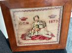 Antiek Borduurwerk uit 1873, Ophalen of Verzenden