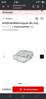 EPSON EB-695Wi Interactieve Beamer, Audio, Tv en Foto, Beamers, Ophalen of Verzenden, Zo goed als nieuw, EPSON