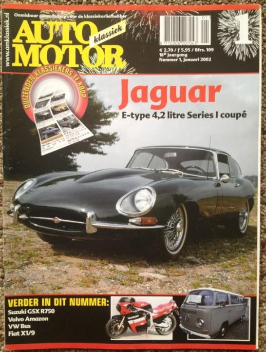 AMK: Jaguar E-type, Volvo Amazon, VW T2, Fiat X1/9,VW T2, Ophalen of Verzenden, Gelezen, Volkswagen