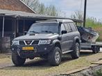 Offroad Nissan Patrol verhoogd lier snorkel mud banden, Auto's, Bestelauto's, Origineel Nederlands, Te koop, 3500 kg, 750 kg
