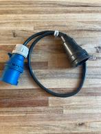 Verloopstekker campingstekker, Doe-het-zelf en Verbouw, Elektra en Kabels, Ophalen of Verzenden, Gebruikt, Stekker