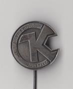 Nunspeet Staal en Houtbouw speldje, Verzamelen, Speldjes, Pins en Buttons, Gebruikt, Niet vindbaar, Niet vindbaar, Speldje of Pin