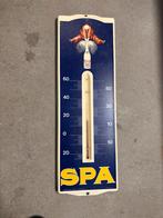 Spa thermometer reclamebord, Ophalen of Verzenden, Zo goed als nieuw, Reclamebord