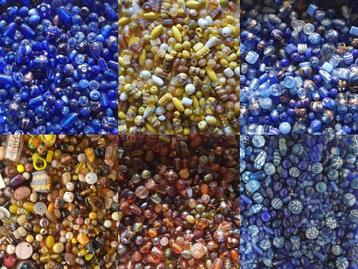 Wij ruimen op 1 kilo lampwork glas kralen in VEEL kleuren
