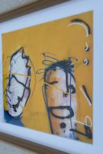 Herman Brood hand gesigneerd en ingelijst, te koop., Antiek en Kunst, Kunst | Schilderijen | Modern, Ophalen
