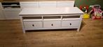Ikea Hemnes TV-meubel witgebeist, Ophalen, Gebruikt, 150 tot 200 cm, Scandinavisch
