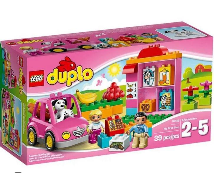 Duplo set winkeltje, cijfer trein, losse duplo en bouwplaat, Kinderen en Baby's, Speelgoed | Duplo en Lego, Gebruikt, Duplo, Complete set