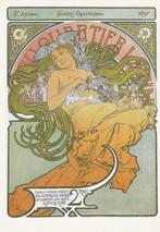 ansichtkaart, Alfons Mucha   (2131), Verzamelen, Ophalen of Verzenden