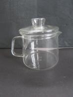 theepot Douwe Egberts glazen grootste maat, in nieuwstaat, Huis en Inrichting, Overige typen, Ophalen of Verzenden, Overige stijlen