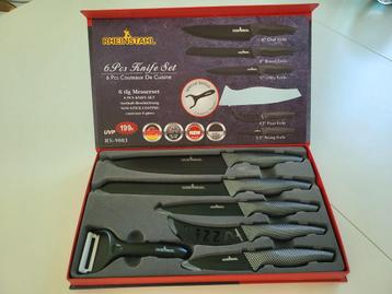 Te koop 6 delige keukenmessenset van het merk Rheinstahl. beschikbaar voor biedingen