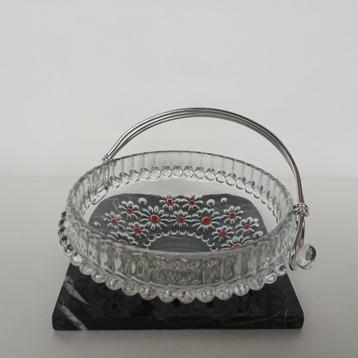 Bonbonschaal Bonbonnière Kristal Walther Glas beschikbaar voor biedingen