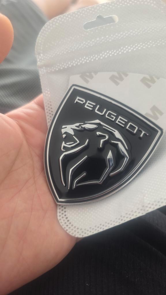 Peugeot Logo Embleem Badge - Nieuw, Auto diversen, Autostickers, Ophalen of Verzenden