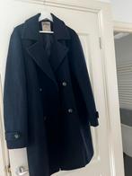 Marineblauw heren mantel jas maat 40 maat l pull &bear, Kleding | Heren, Jassen | Winter, Ophalen of Verzenden, Zo goed als nieuw