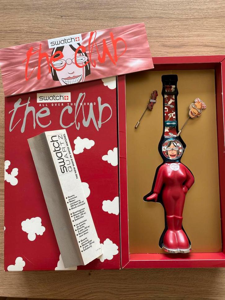 Swatch Smilla Clubspecial 1996 GZ701, Sieraden, Tassen en Uiterlijk, Horloges | Kinderen, Zo goed als nieuw, Jongen of Meisje