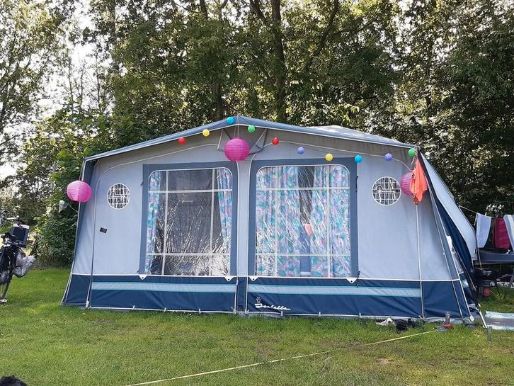 Kip greyline caravan evt met stalling voor aankomend jaar, Caravans en Kamperen, Tenten, Ophalen