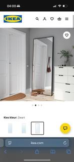Hovet ikea spiegel zwart, Huis en Inrichting, Ophalen, Minder dan 50 cm, Zo goed als nieuw, Minder dan 100 cm