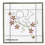 Label - 3  Vogeltje met bloemen, Ophalen of Verzenden, Nieuw, Overige thema's