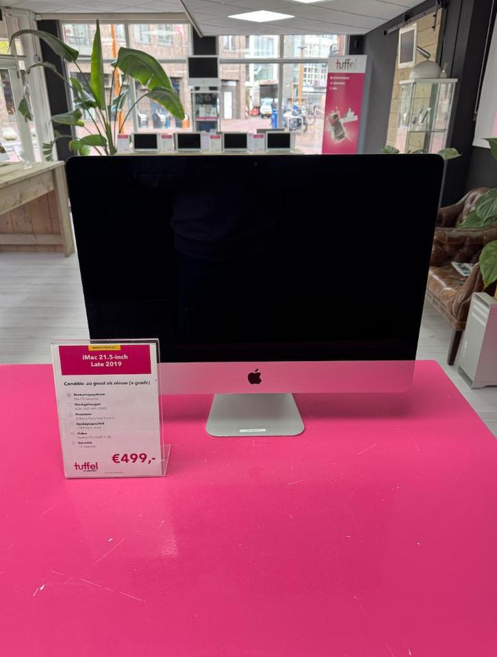iMac 21.5-inch Late 2019 | Intel Core i5 | 8GB | 1TB |, Computers en Software, Apple Desktops, Refurbished, iMac, HDD, 3 tot 4 Ghz