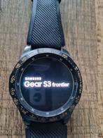 Samsung Calaxy Gear S3 Frontier met extra metalen band., Android, Ophalen of Verzenden, Zo goed als nieuw, Zwart