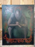 Schilderij MTess olieverf op doek, Ophalen of Verzenden