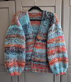 Nieuw handgemaakt mohair vest, een maat, Blauw, Maat 46/48 (XL) of groter, Ophalen of Verzenden, Zo goed als nieuw