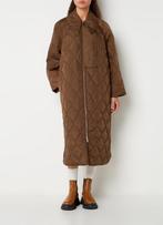 Ganni Gewatteerde Jas - Oversized - Gerecycled, Kleding | Dames, Maat 38/40 (M), Bruin, Ganni, Ophalen of Verzenden