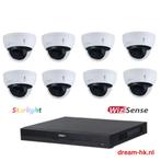 5MP Dahua IP PoE Starlight camera set/NVR + 8x camera's