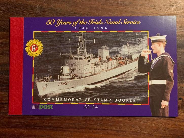 Ierland Booklet Naval Service (mooie schepen), Postzegels en Munten, Postzegels | Europa | Overig, Postfris, Ierland, Ophalen of Verzenden