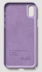 Nudient Thin Case V3 Apple iPhone X Pale Violet Hoesje, Ophalen of Verzenden, Nieuw, IPhone X, Frontje of Cover