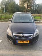 Opel Zafira 1.6 16V Euro4 2007 Zwart 7 Persoons, Auto's, Origineel Nederlands, Te koop, 14 km/l, Benzine