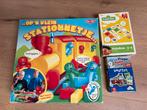 Bordspellen Set: Stationnetje, Sesamstraat, Kwartet, Een of twee spelers, Ophalen of Verzenden, Gebruikt