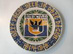 Pollman Arnhem mooi antiek herdenkingsbord Benedictus XV, Antiek en Kunst, Antiek | Wandborden en Tegels, Ophalen of Verzenden