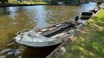 Stalen sloep 6pk Mercury, Watersport en Boten, Sloepen, Ophalen, Gebruikt, Tot 10 pk, Staal
