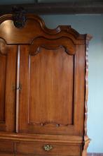 Prachtig antiek Hollands eiken houten biedermeier kabinet., Antiek en Kunst, Verzenden