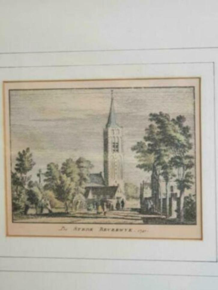De Stede Beverwijk. 1740 Spilman, Hendricus (1721-1784), Antiek en Kunst, Kunst | Etsen en Gravures, Ophalen