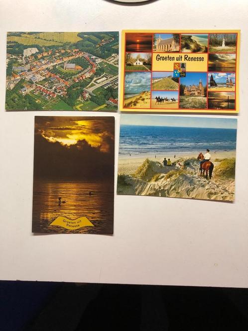 4 Ansichtkaarten gelopen Zeeland Groeten uit Renesse, Verzamelen, Ansichtkaarten | Nederland, Gelopen, Zeeland, 1980 tot heden