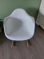 Schommelstoel in zeer goede staat, Ophalen, Zo goed als nieuw, Wit, Eén