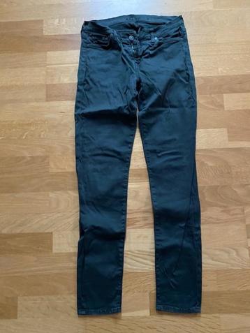 7 for all mankind the skinny maat 29 donkergroen beschikbaar voor biedingen