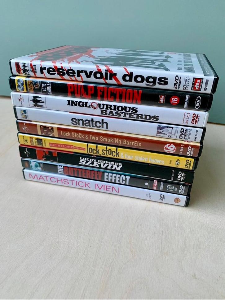 Allerlei dvd’s, 9st: actiefilms, thriller, zwarte humor, Cd's en Dvd's, Dvd's | Klassiekers, Zo goed als nieuw, Overige genres