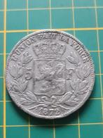 Belgische 5 Francs 1872, Ophalen of Verzenden, Zilver, Losse munt, Zilver